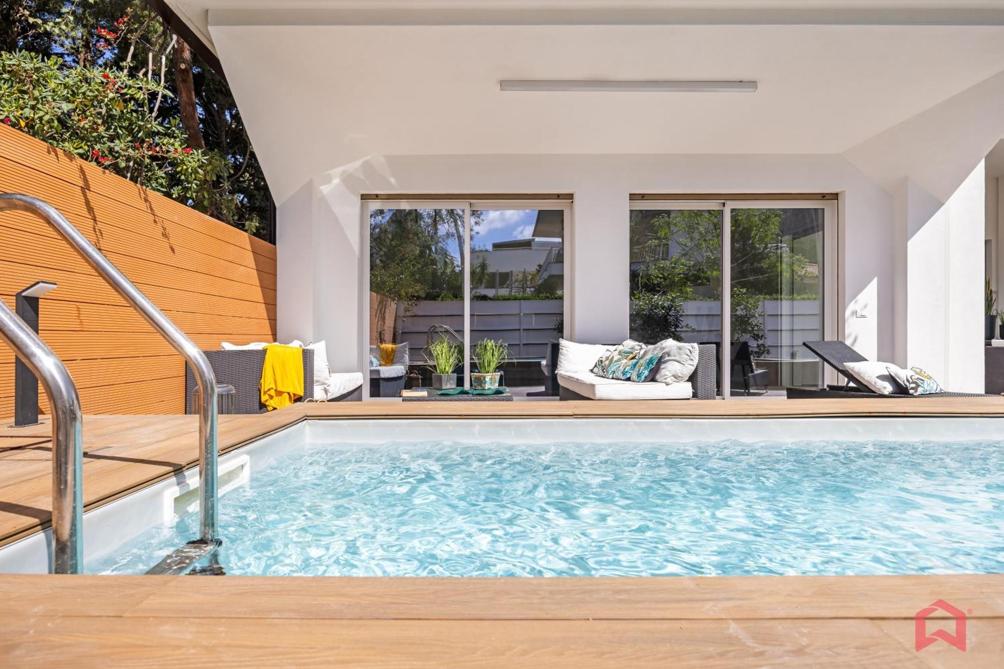 Appartamento In Villa Con Piscina Privata Palermo Exterior foto