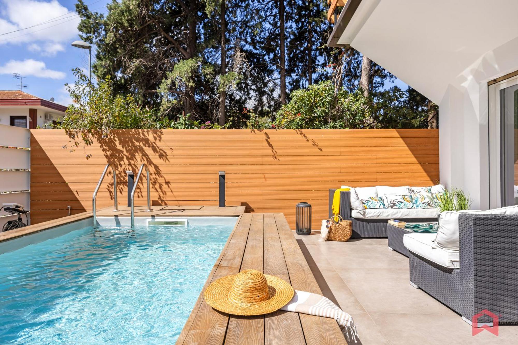 Appartamento In Villa Con Piscina Privata Palermo Exterior foto